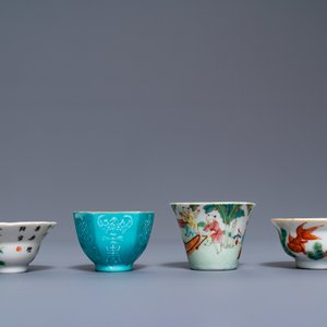 Eight Chinese wine cups, 19/20th C. — photo 3