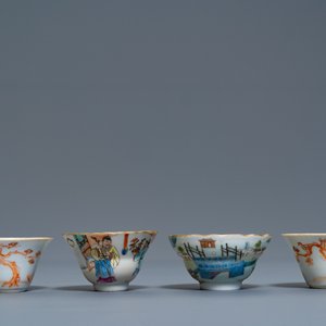 Eight Chinese wine cups, 19/20th C. — photo 8