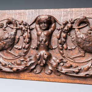 Eight finely carved wooden panels with grotesques, Southern Netherlands, 17th C. — photo 3