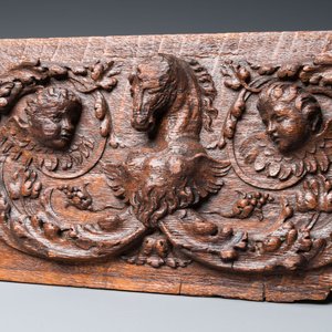 Eight finely carved wooden panels with grotesques, Southern Netherlands, 17th C. — photo 4