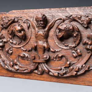 Eight finely carved wooden panels with grotesques, Southern Netherlands, 17th C. — photo 5