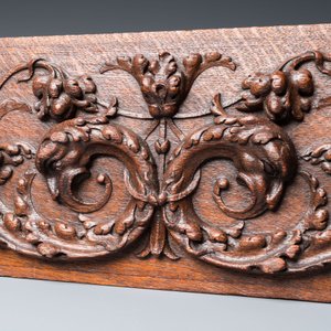 Eight finely carved wooden panels with grotesques, Southern Netherlands, 17th C. — photo 9