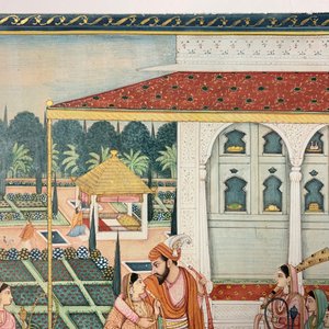 Eight Islamic and Persian miniatures and calligraphy panels, Iran and India, 19/20th C. — 照片 16