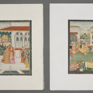 Eight Islamic and Persian miniatures and calligraphy panels, Iran and India, 19/20th C. — 照片 2