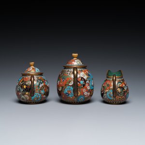 Eight Japanese cloisonné wares, Meiji, 19/20th C. — 照片 13
