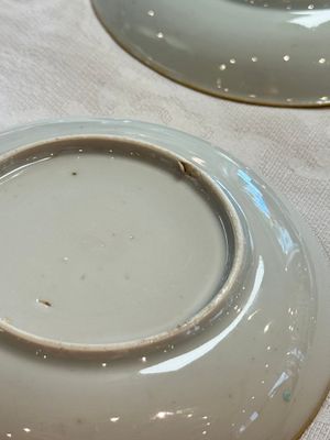 Eight sets of Chinese famille rose cups and saucers with floral design, Qianlong — photo 15