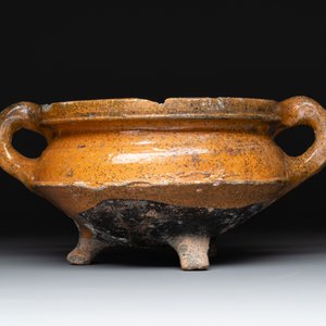Eight stoneware jugs and mugs, and a glazed pottery vessel, Germany and The Netherlands, 16/17th C. — photo 4
