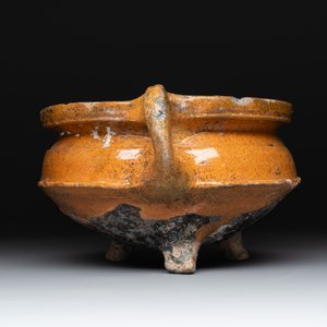 Eight stoneware jugs and mugs, and a glazed pottery vessel, Germany and The Netherlands, 16/17th C. — photo 5