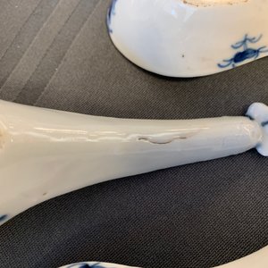 Eleven Chinese blue and white spoons, 19/20th C. — 照片 9