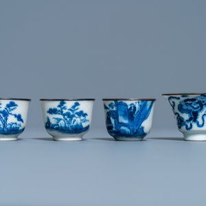 Eleven Chinese blue and white Vietnamese market 'Bleu de Hue' wares, 18/19th C. — 照片 11