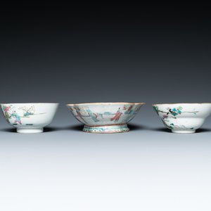 Eleven Chinese famille rose bowls, 19/20th C. — 照片 11