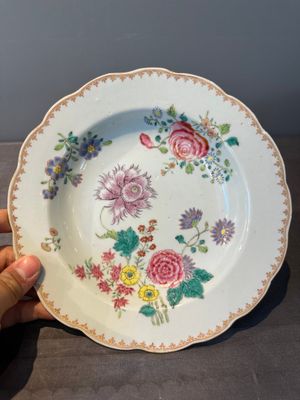 Eleven Chinese famille rose plates and dishes with fine floral design, Qianlong — 照片 13