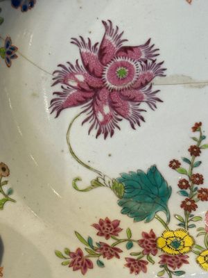 Eleven Chinese famille rose plates and dishes with fine floral design, Qianlong — 照片 23