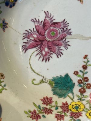 Eleven Chinese famille rose plates and dishes with fine floral design, Qianlong — 照片 24