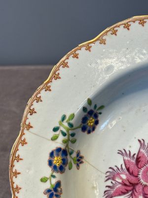 Eleven Chinese famille rose plates and dishes with fine floral design, Qianlong — 照片 25