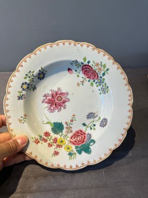 Eleven Chinese famille rose plates and dishes with fine floral design, Qianlong — 照片 27