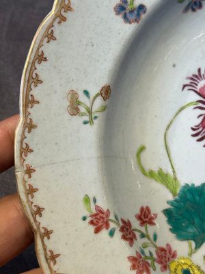 Eleven Chinese famille rose plates and dishes with fine floral design, Qianlong — 照片 32