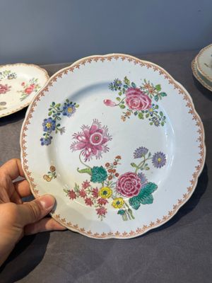 Eleven Chinese famille rose plates and dishes with fine floral design, Qianlong — 照片 39