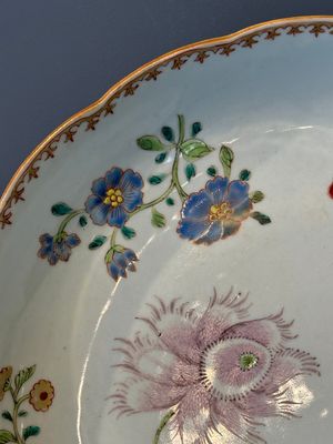 Eleven Chinese famille rose plates and dishes with fine floral design, Qianlong — 照片 4
