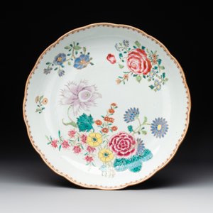 Eleven Chinese famille rose plates and dishes with fine floral design, Qianlong — 照片 2