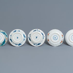 Eleven Chinese famille verte cups and saucers, Kangxi — 照片 3