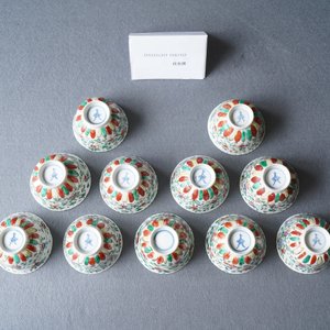 Eleven Chinese famille verte cups and thirteen saucers, Kangxi — photo 13
