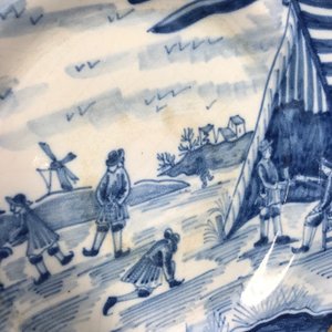 Eleven Dutch Delft blue and white "Month" plates, 19th C. — photo 6