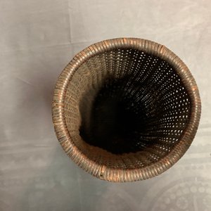 Eleven Japanese bamboo ikebana baskets including three signed examples, Meiji/Showa, 19/20th C. — 照片 44