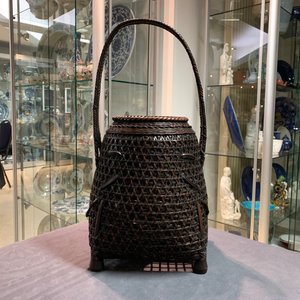 Eleven Japanese bamboo ikebana baskets including three signed examples, Meiji/Showa, 19/20th C. — 照片 5
