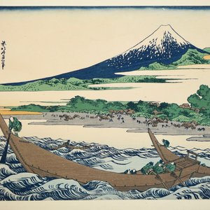 Eleven Japanese woodblocks, incl. works by Hokusai, 19/20th C. — photo 7