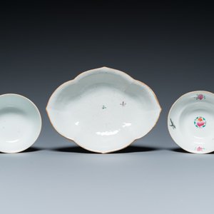 Elf Chinese famille rose kommen, 19/20e eeuw — foto 12