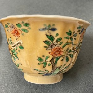 Elf Chinese famille verte koppen en schotels, Kangxi — foto 17