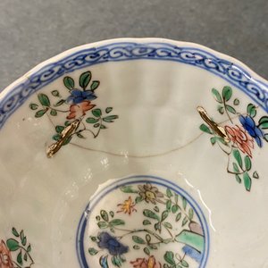 Elf Chinese famille verte koppen en schotels, Kangxi — foto 18