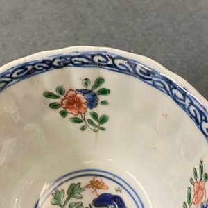 Elf Chinese famille verte koppen en schotels, Kangxi — foto 23