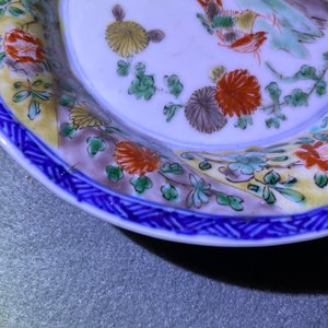 Elf Chinese famille verte koppen en schotels, Kangxi — foto 32
