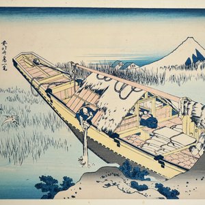Elf Japanse woodblock prenten, o.a. Hokusai, 19/20e eeuw — foto 13