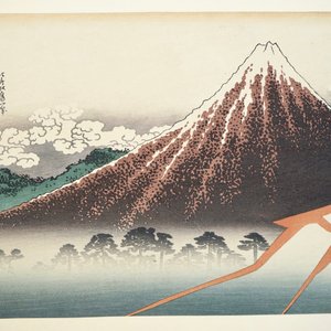 Elf Japanse woodblock prenten, o.a. Hokusai, 19/20e eeuw — foto 6