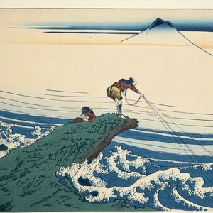 Elf Japanse woodblock prenten, o.a. Hokusai, 19/20e eeuw — foto 10
