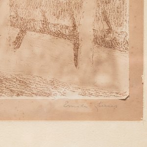 Emile Claus (1849-1924): 'Drève ensoleillée', colour lithograph — photo 5