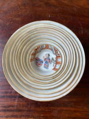 Ensemble de dix bols gigognes en porcelaine de Chine famille rose, marque et époque de Daoguang — photo 2