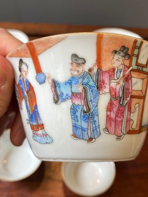 Ensemble de dix bols gigognes en porcelaine de Chine famille rose, marque et époque de Daoguang — photo 23