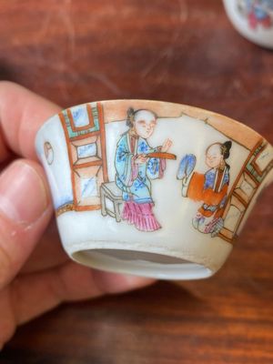 Ensemble de dix bols gigognes en porcelaine de Chine famille rose, marque et époque de Daoguang — photo 8