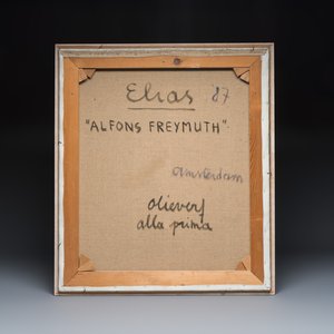 Etienne Elias (1936–2007): 'Alfons Freymuth', oil on canvas — 照片 6