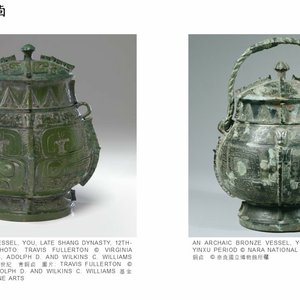 Exceptionnel récipient couvert à vin rituel en bronze archaïque de type You (卣), dynastie Shang, période Yinxu — photo 16