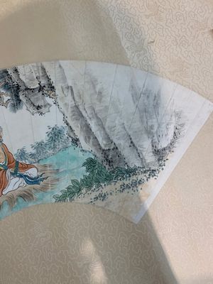 Feng Chaoran 馮超然 (1882-1954) and Wang Xuetao 王雪濤 (1903-1982): 'Two fans', ink and colour on paper — photo 11