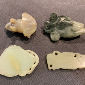 Fifteen Chinese jade and hardstone carvings, 19/20th C. — 照片 12