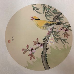 Fifteen various Chinese drawings for fans and illustrations, 20th C. — photo 13