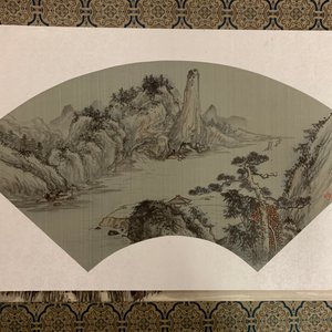 Fifteen various Chinese drawings for fans and illustrations, 20th C. — photo 16