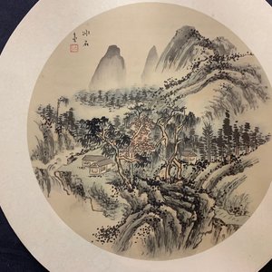 Fifteen various Chinese drawings for fans and illustrations, 20th C. — photo 7