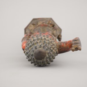 Figure chinoise de Bouddha comme enfant, en bronze doré et laqué, dynastie Ming — photo 8